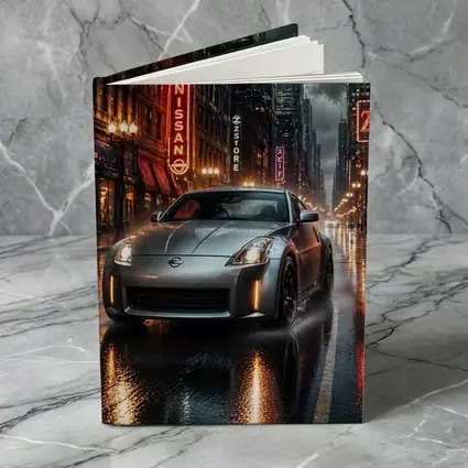 Nissan 350Z Rainy Neon City Night