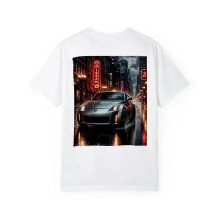 Nissan 350Z Rainy Neon City Night