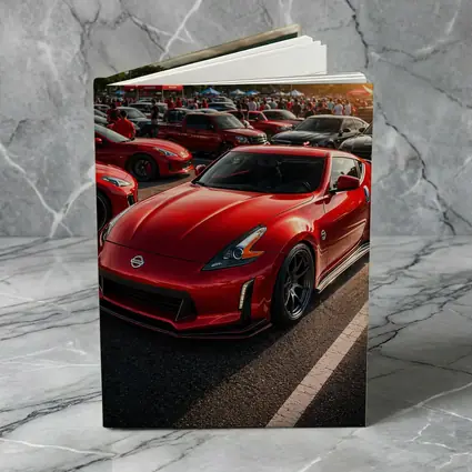 Nissan 370Z Red Car Show Sunset