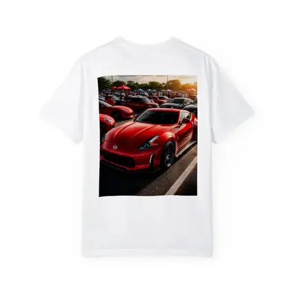 Nissan 370Z Red Car Show Sunset