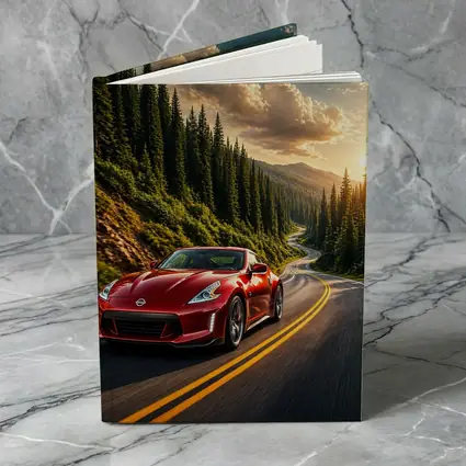 Nissan 370Z Red Mountain Forest Road
