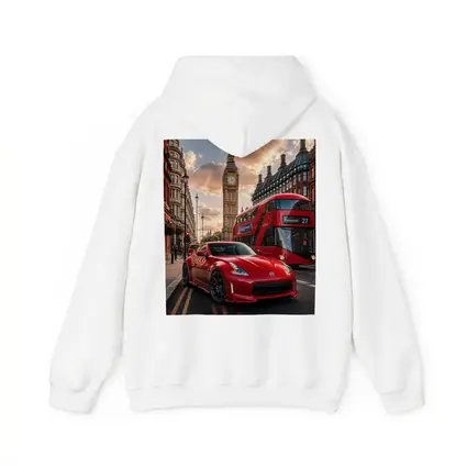 Nissan 370Z Red Sports Car London Street