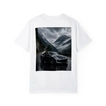 Nissan 370Z on Rainy Mountain Road