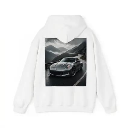 Nissan 370Z on Rainy Mountain Road