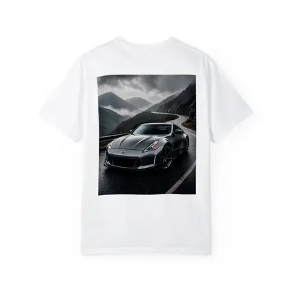 Nissan 370Z on Rainy Mountain Road