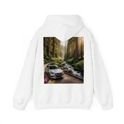 Nissan Altima Silver Car Forest Stream