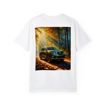 Nissan Armada Forest Autumn Impressionism Art