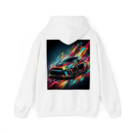 Nissan GT-R Abstract Colorful Digital Art