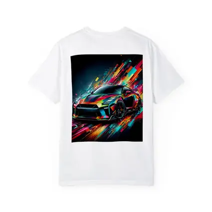 Nissan GT-R Abstract Colorful Digital Art