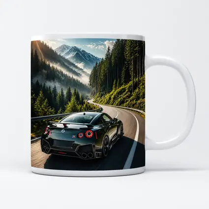 Nissan GT-R Driving Mountain Forest Road