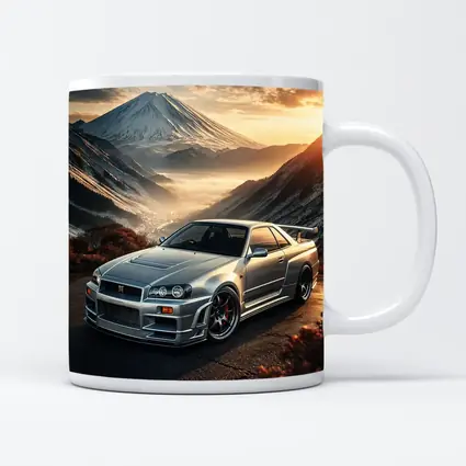 Nissan Skyline GT-R R34 Mountain Sunset