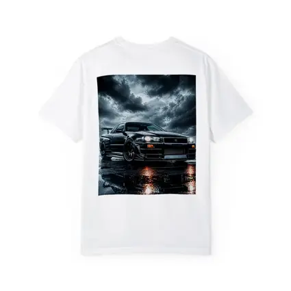 Nissan Skyline GT-R Black Rainy Storm