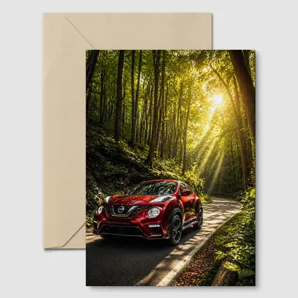 Nissan Juke Nismo Red Forest Road Drive