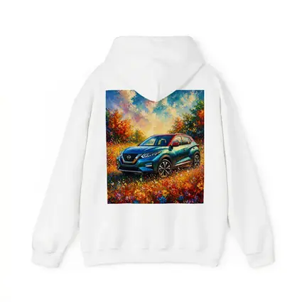 Nissan Kicks Oil Painting Colorful Flower Field