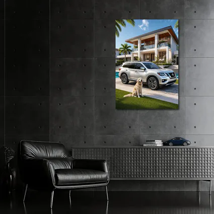 Nissan Pathfinder Golden Retriever Luxury Home