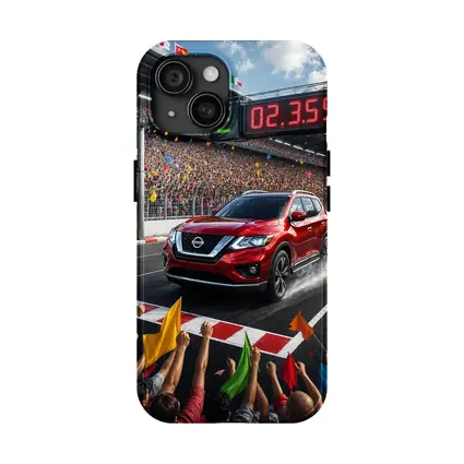 Nissan Pathfinder Racing Track Crowd Celebration