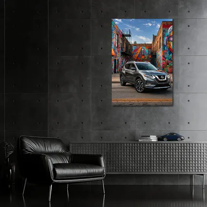 Nissan Rogue SUV Urban Graffiti Street