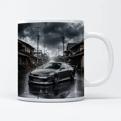 Nissan Silvia S15 Rainy Japanese Street