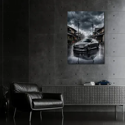 Nissan Silvia S15 Rainy Japanese Street