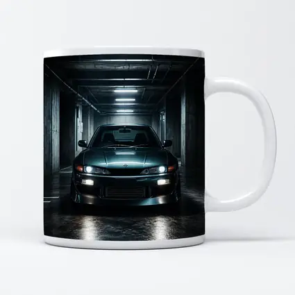 Nissan Silvia Dark Parking Garage Front View