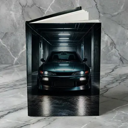 Nissan Silvia Dark Parking Garage Front View