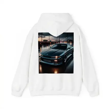 Nissan Silvia S13 Wet Street Night
