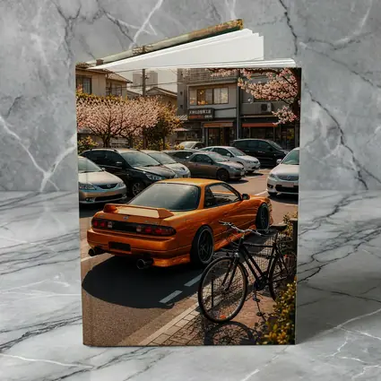 Nissan Silvia Orange JDM Japan Street Scene