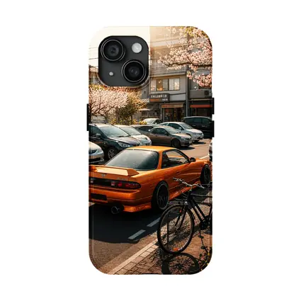 Nissan Silvia Orange JDM Japan Street Scene