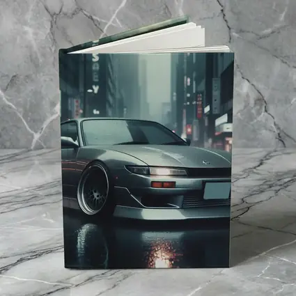 Nissan Silvia S13 Rainy City Street