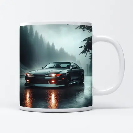 Nissan Silvia S13 Rainy Forest Road