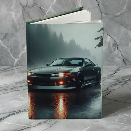 Nissan Silvia S13 Rainy Forest Road