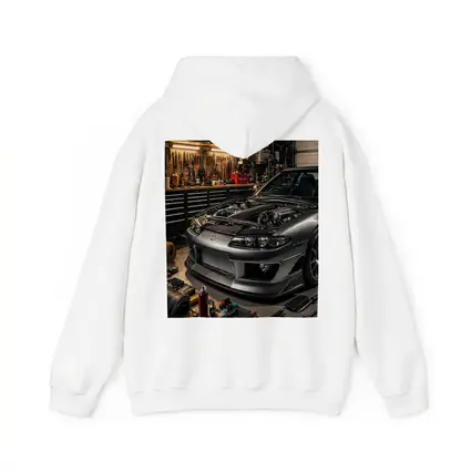 Nissan Silvia S14 Open Hood Garage