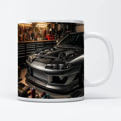 Nissan Silvia S14 Open Hood Garage