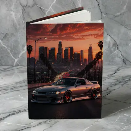 Nissan Silvia S14 Los Angeles Sunset Skyline