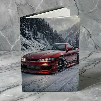 Nissan Silvia S14 Red Snow Forest
