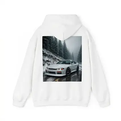 Nissan Silvia S14 Snowy Forest Road