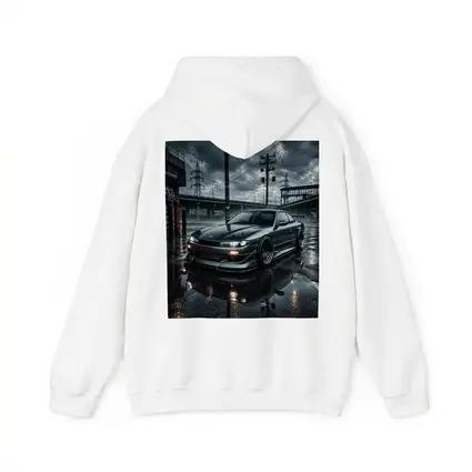 Nissan Silvia S14 Rainy Urban Night Scene