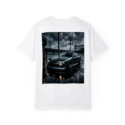 Nissan Silvia S14 Rainy Urban Night Scene