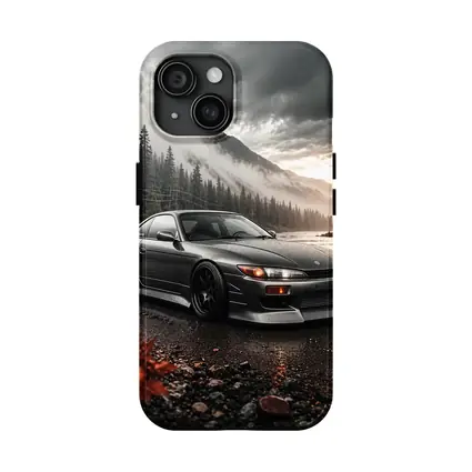 Nissan Silvia S14 Moody Mountain Forest Scene