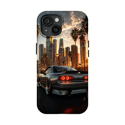 Nissan Silvia S14 Los Angeles City Sunset