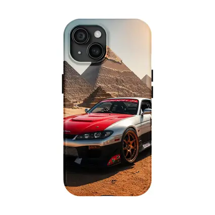 Nissan Silvia S15 Egypt Pyramids Background