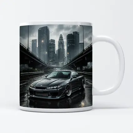 Nissan Silvia S15 Wet City Streets