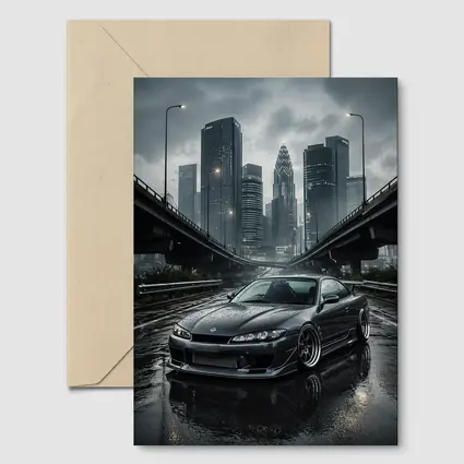 Nissan Silvia S15 Wet City Streets