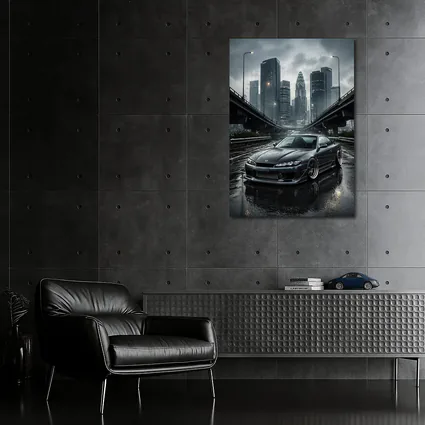 Nissan Silvia S15 Wet City Streets
