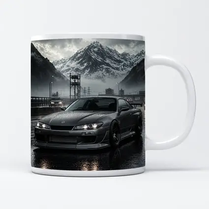 Nissan Silvia S15 Rainy Mountain Road