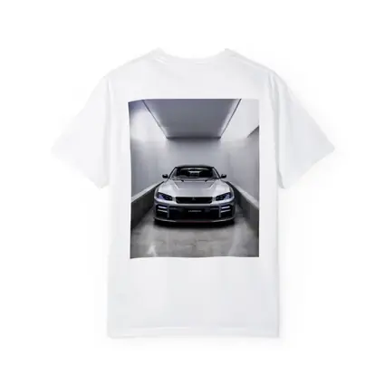 Nissan Skyline GT-R Silver Garage Front View