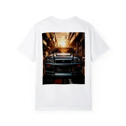 Nissan Skyline GT-R Front Urban Sunset