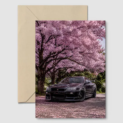 Nissan Skyline GT-R R34 Cherry Blossoms