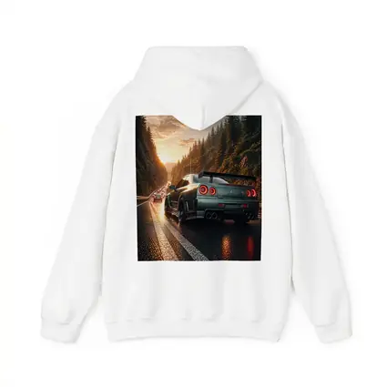Nissan Skyline GT-R Wet Road Sunset