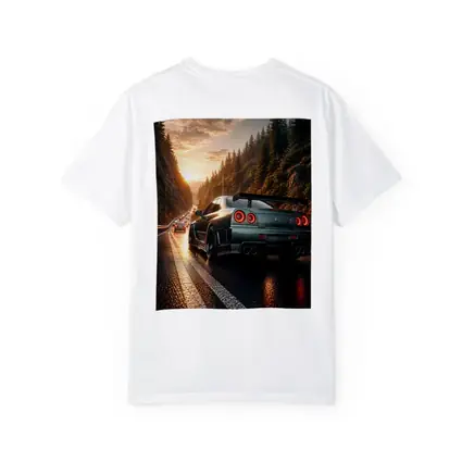 Nissan Skyline GT-R Wet Road Sunset